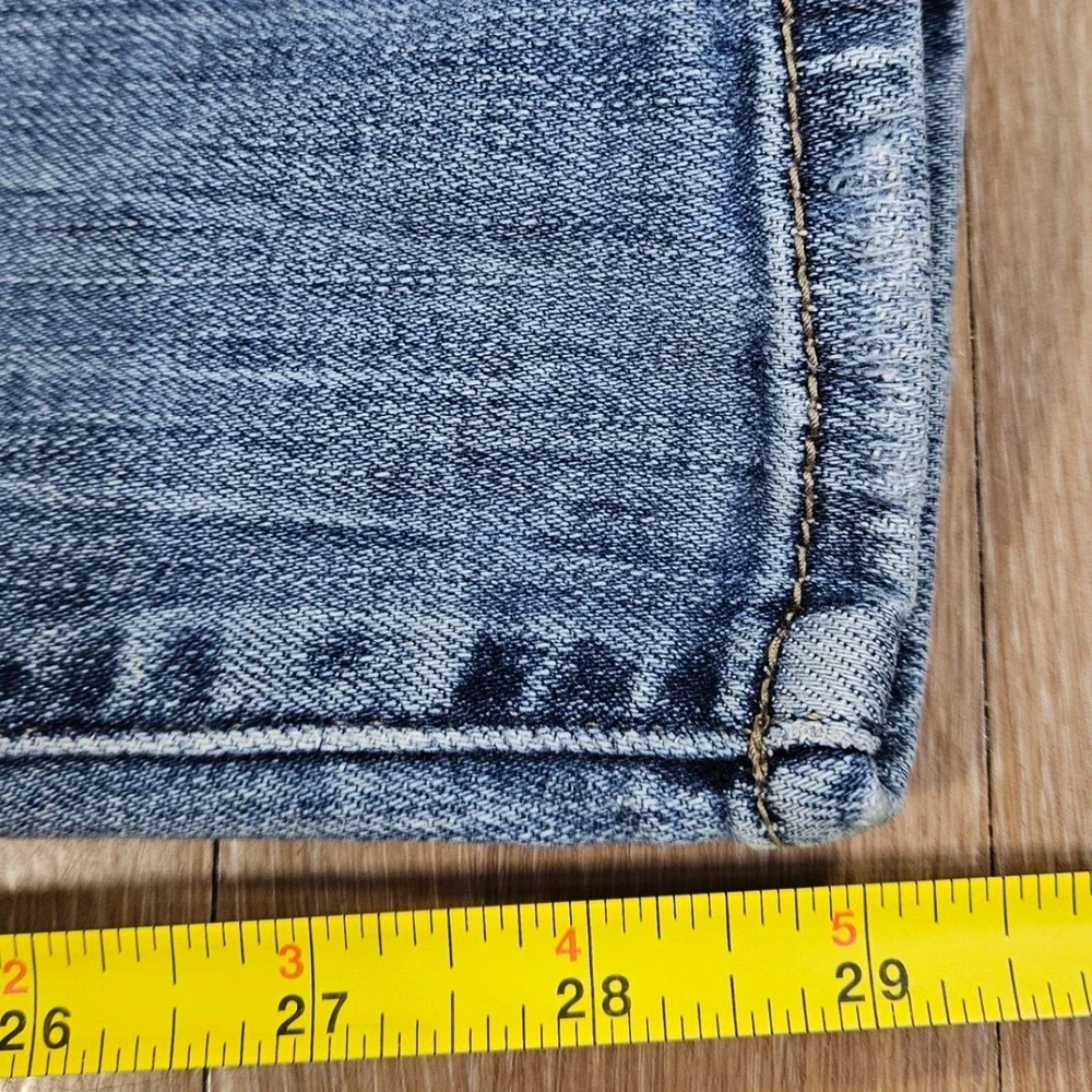 Buckle Black No. 75 Skinny Jeans Size 25 High Rise Distressed Acid Wash STRETCH - Picture 10 of 11